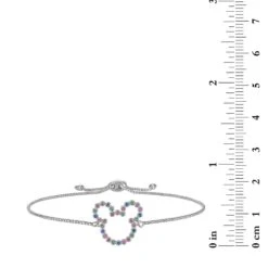 Disney Mickey Mouse Icon Multi-Colored Gems Bracelet By Rebecca Hook -Disney 7002057284191 1