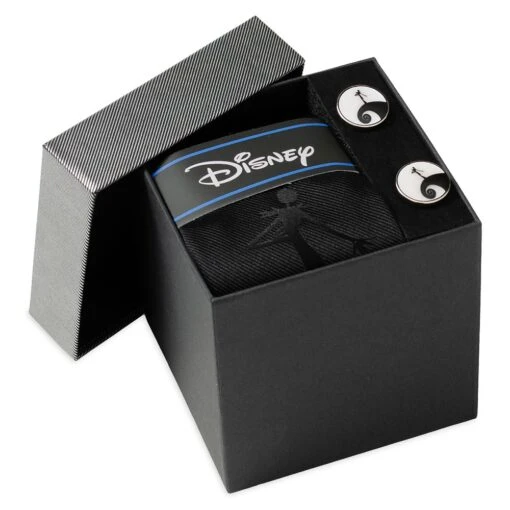 Disney Jack Skellington Cufflinks And Tie Set – The Nightmare Before Christmas - Image 2