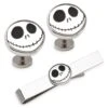 Disney Jack Skellington Cufflinks And Tie Clip Set – The Nightmare Before Christmas -Disney 7002059364011