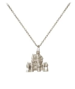 Disney Castle Necklace – 18 Karat Gold And Diamond -Disney 7401055320010 2
