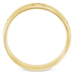 Disney Mickey Mouse Icon Fairy Tale Wedding Band – Yellow Gold -Disney 7401055326347 2
