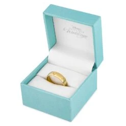 Disney Mickey Mouse Icon Fairy Tale Wedding Band – Yellow Gold -Disney 7401055326347 4