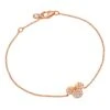 Disney Minnie Mouse Icon Bracelet By CRISLU – Rose Gold -Disney 7401057013568