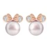 Disney Minnie Mouse Icon Pearl Earrings By CRISLU -Disney 7401057016947