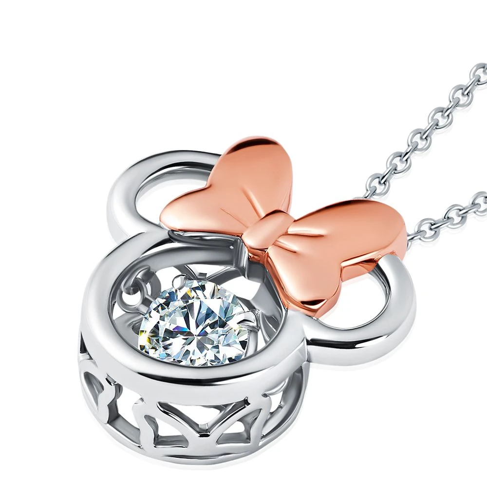 Disney Minnie Mouse Icon Necklace By CRISLU 4 Disney Minnie Mouse Icon Necklace By CRISLU - Image 2