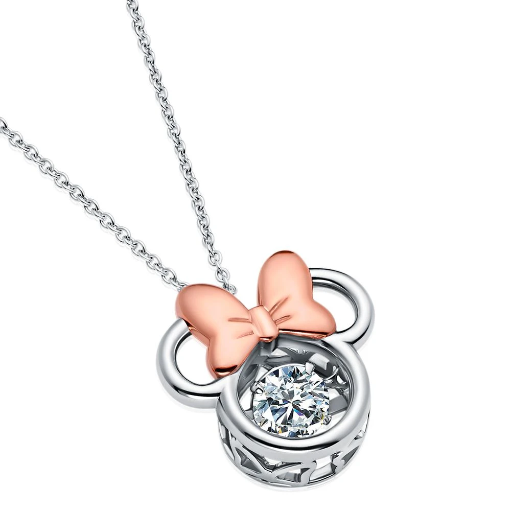 Disney Minnie Mouse Icon Necklace By CRISLU 5 Disney Minnie Mouse Icon Necklace By CRISLU - Image 3