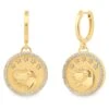 Disney Simba Medallion Drop Earrings By CRISLU – The Lion King -Disney 7401057017141