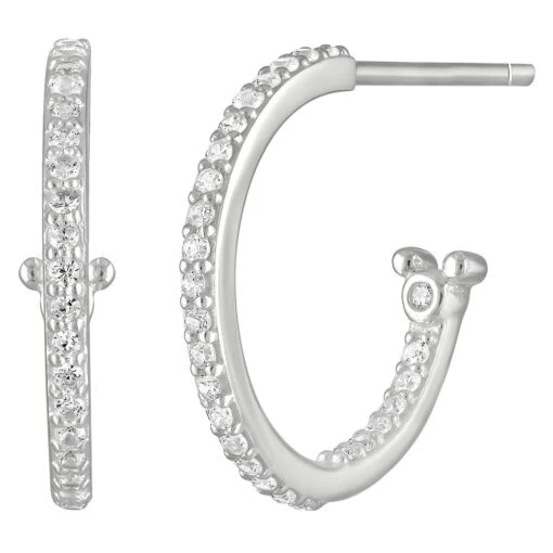 Disney Minnie Mouse Icon Hoop Earrings By Rebecca Hook - Image 3