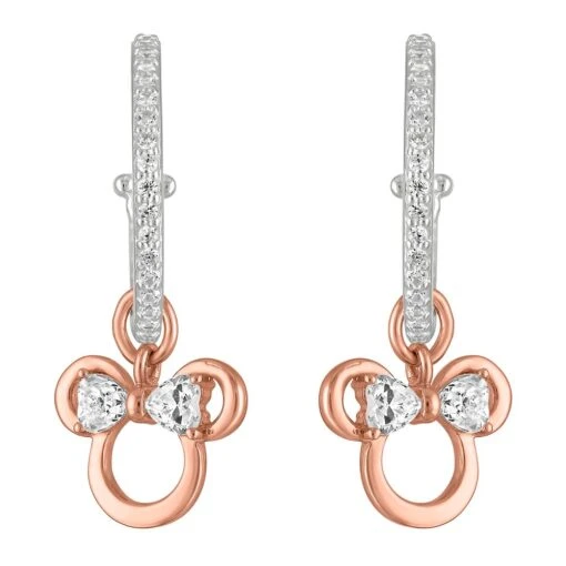 Disney Minnie Mouse Icon Hoop Earrings By Rebecca Hook