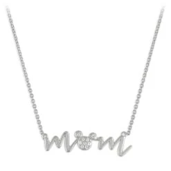 Disney Mickey Mouse ''Mom'' Necklace By Rebecca Hook