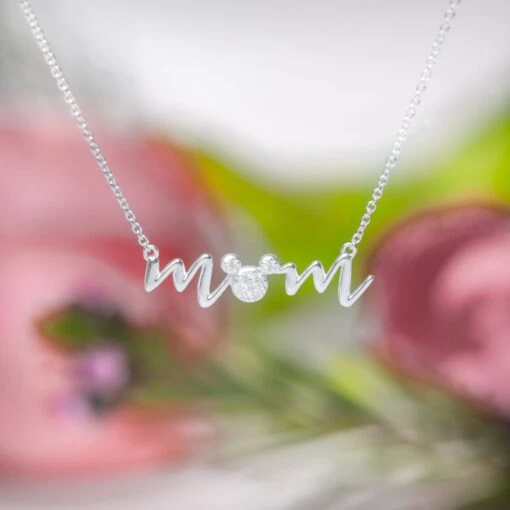 Disney Mickey Mouse ''Mom'' Necklace By Rebecca Hook - Image 4