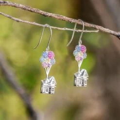 Disney Up House Earrings By Rebecca Hook -Disney 7401057286445 2