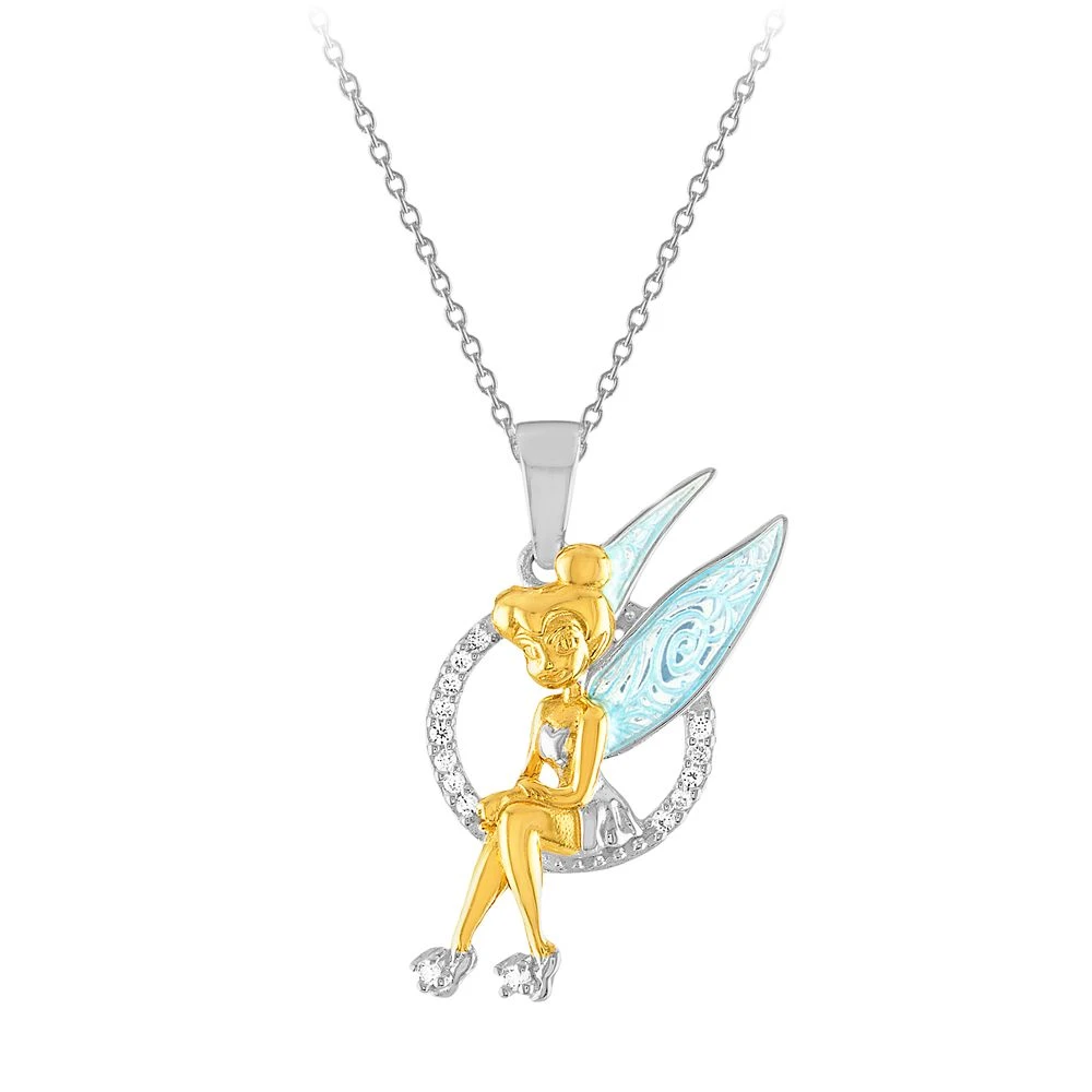 Disney Tinker Bell Seated Necklace By Rebecca Hook – Peter Pan 3 Disney Tinker Bell Seated Necklace By Rebecca Hook – Peter Pan