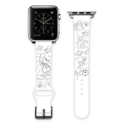 Disney Mickey Mouse Sketch Art Smart Watch Band - Image 2