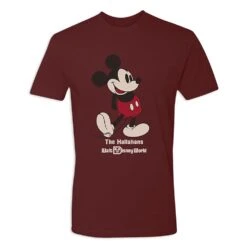 Adults' Walt Disney World Standing Mickey Mouse T-Shirt – Customized -Disney 7405055825926 8