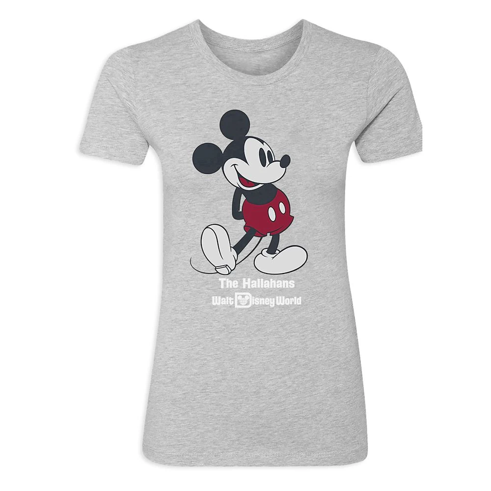 Women's Walt Disney World Standing Mickey Mouse T-Shirt – Customized 5 Women's Walt Disney World Standing Mickey Mouse T-Shirt – Customized - Image 3