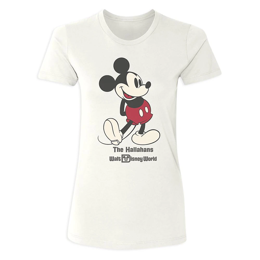 Women's Walt Disney World Standing Mickey Mouse T-Shirt – Customized 6 Women's Walt Disney World Standing Mickey Mouse T-Shirt – Customized - Image 4