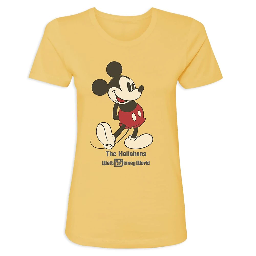 Women's Walt Disney World Standing Mickey Mouse T-Shirt – Customized 12 Women's Walt Disney World Standing Mickey Mouse T-Shirt – Customized - Image 10
