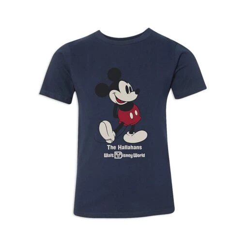 Kids' Walt Disney World Standing Mickey Mouse T-Shirt – Customized - Image 2