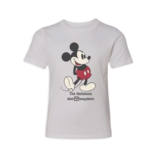 Kids' Walt Disney World Standing Mickey Mouse T-Shirt – Customized - Image 3