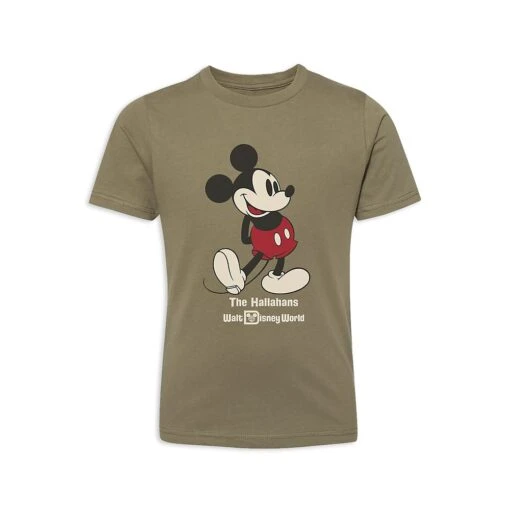 Kids' Walt Disney World Standing Mickey Mouse T-Shirt – Customized - Image 7