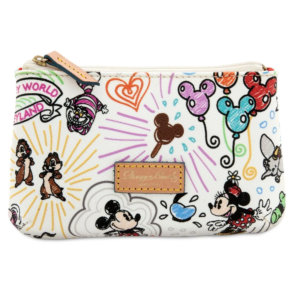 Disney Sketch Cosmetic Case By Dooney & Bourke 3 Disney Sketch Cosmetic Case By Dooney & Bourke