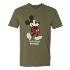Adults' Disneyland Standing Mickey Mouse T-Shirt – Customized -Disney 7807055820337 7