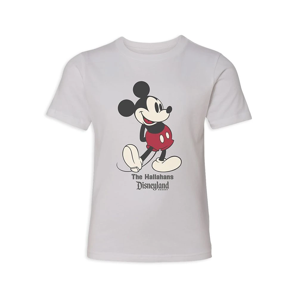 Kids' Disneyland Standing Mickey Mouse T-Shirt – Customized 6 Kids' Disneyland Standing Mickey Mouse T-Shirt – Customized - Image 4