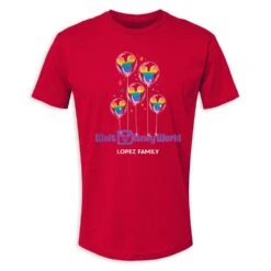 Adults' Walt Disney World Mickey Mouse Balloon T-Shirt – Customized -Disney 7807055820386 5