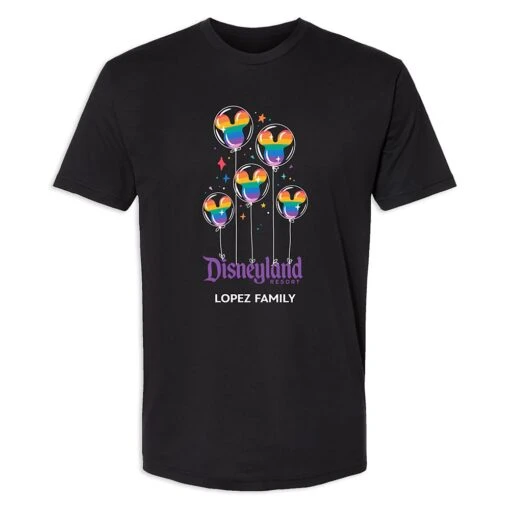 Adults' Disneyland Mickey Mouse Balloon T-Shirt – Customized - Image 2
