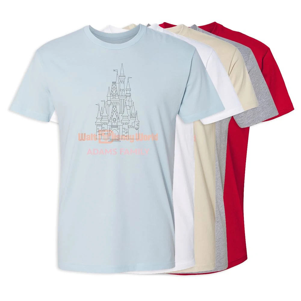 Adults' Cinderella Castle Walt Disney World T-Shirt – Customized 3 Adults' Cinderella Castle Walt Disney World T-Shirt – Customized