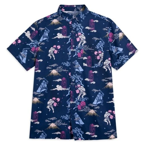 Disney Darth Vader And Stormtroopers As Samurai Woven Shirt For Adults – Star Wars