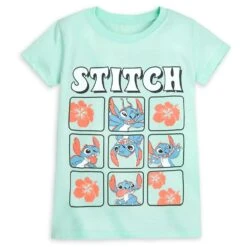 Disney Stitch Grid T-Shirt For Kids – Lilo & Stitch
