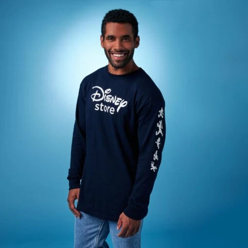 Disney Store Logo Long Sleeve T-Shirt For Adults - Image 2