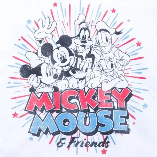Disney Mickey Mouse And Friends Fireworks T-Shirt For Kids - Image 2