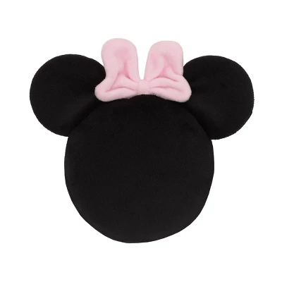 Disney Minnie Mouse Shaped Wall Decor - Black Plush - 3pc 3 Disney Minnie Mouse Shaped Wall Decor - Black Plush - 3pc