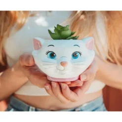 Silver Buffalo Disney The Aristocats Marie 4-Inch Mini Planter With Artificial Succulent -Disney GUEST 5eb11a02 8596 4022 9f1e 722465f75264