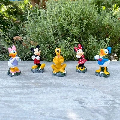 Disney 5pk Polyester Mini Garden Statuette Set 5 Disney 5pk Polyester Mini Garden Statuette Set - Image 3