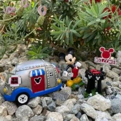 Disney 4pc Polyester/Stone Mickey Mouse Miniature Garden Set -Disney GUEST d5da0b22 7349 40e7 a239 8feb045167f1